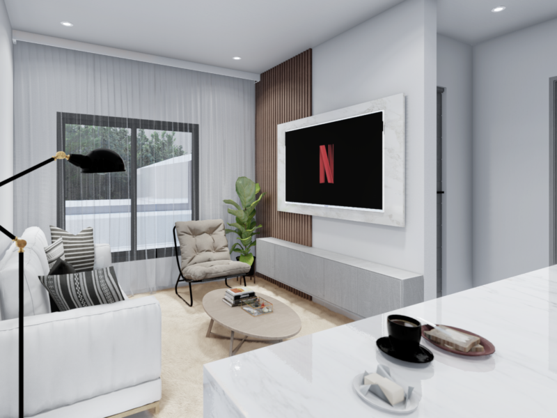 Imagen de la sala del apartamento 101