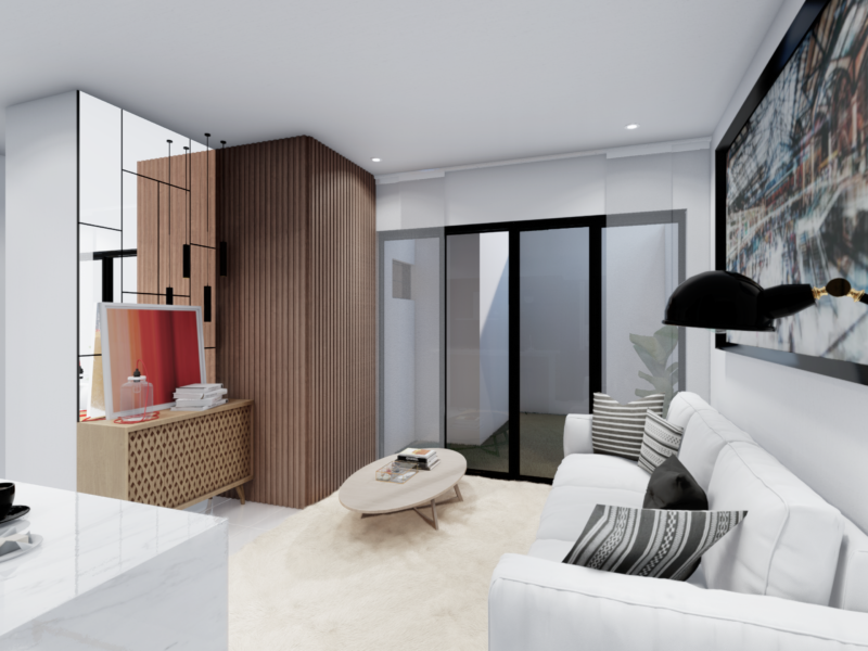 Sala del apartamento 102