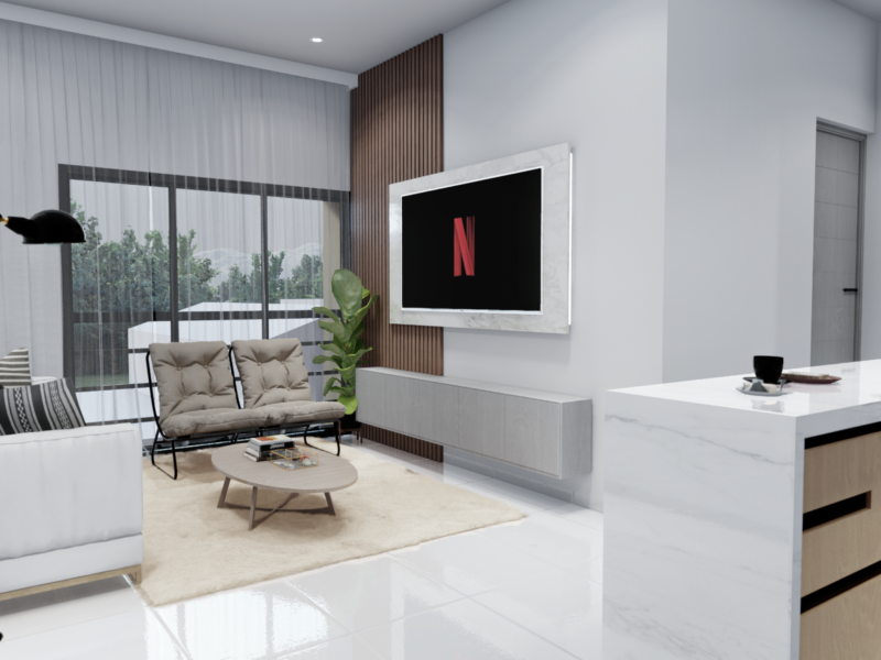 Sala del apartamento 201