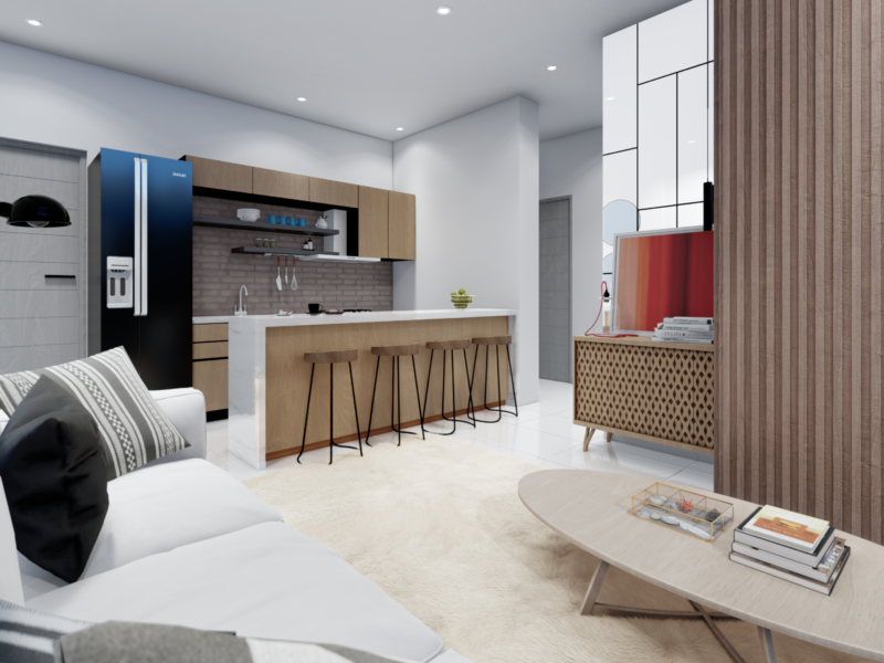 Cocina del apartamento 202