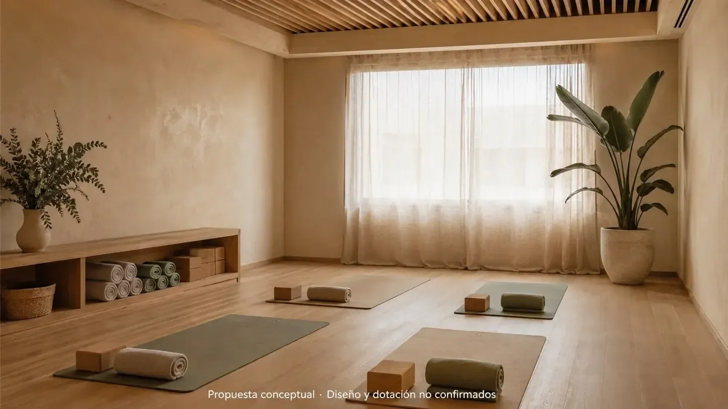 Salón de yoga